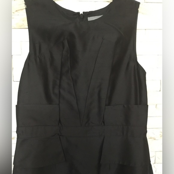 Eccoci Black Sheath Dress Sz 2 - Picture 4 of 6